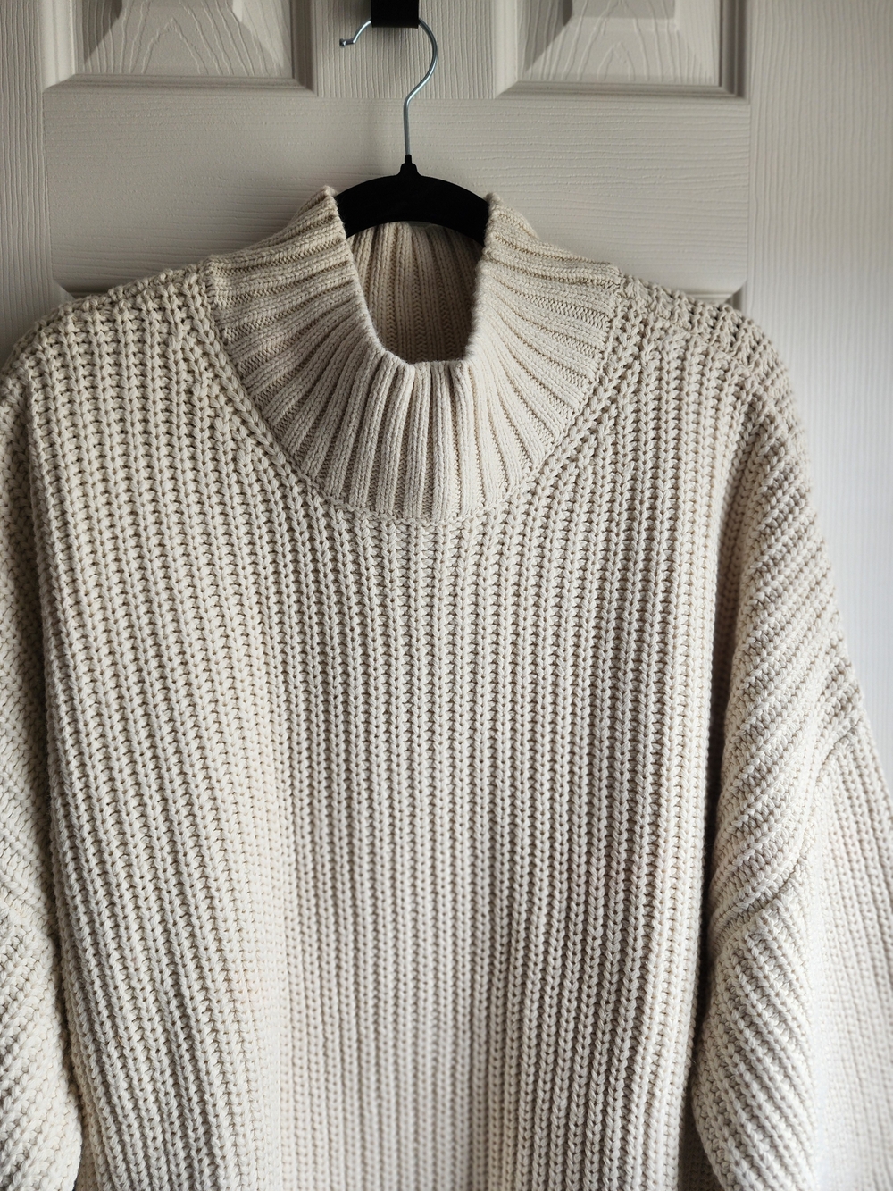 GAP Cream Chunky Knit Turtleneck Sweater Dress - Picture 3 of 9